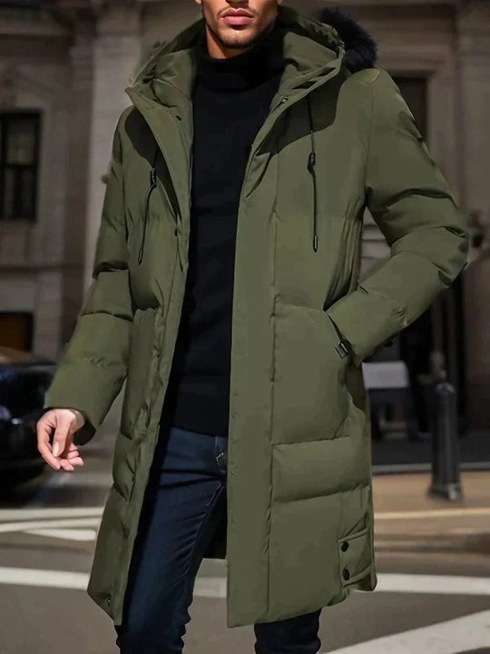 Herren Winter Parka Jacke Mit Kapuze