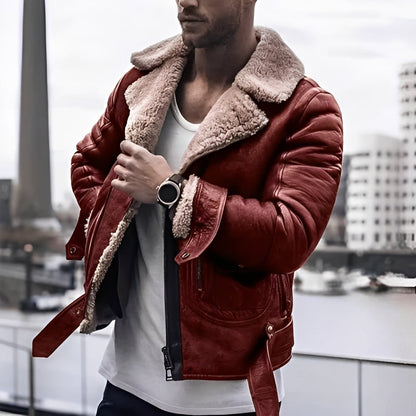 Elegante warme Winterjacke für Herren