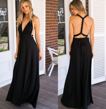 Multifunktionales Stretch-Wickelkleid für Damen