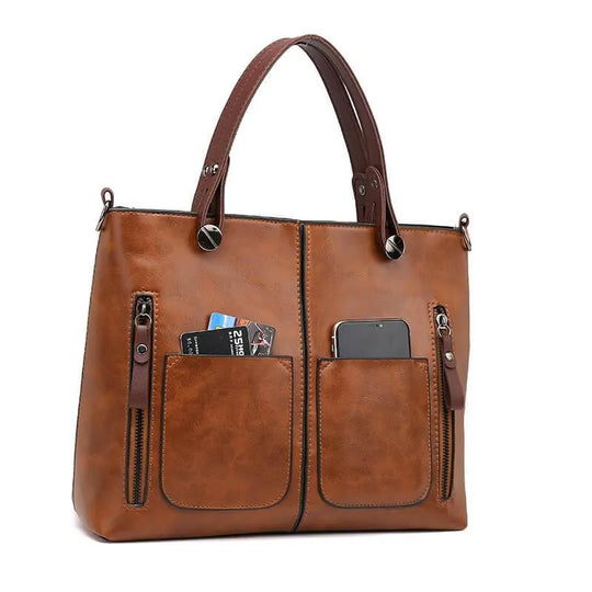 Stylische Mehrtaschen-Handtasche für Damen
