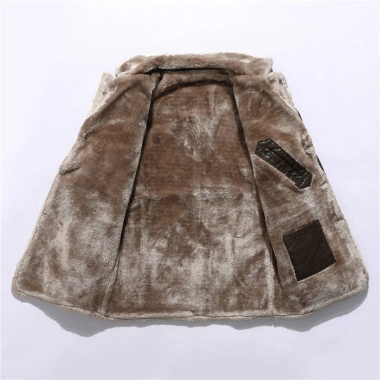 Herren Winterjacke Mit Sherpa Futter