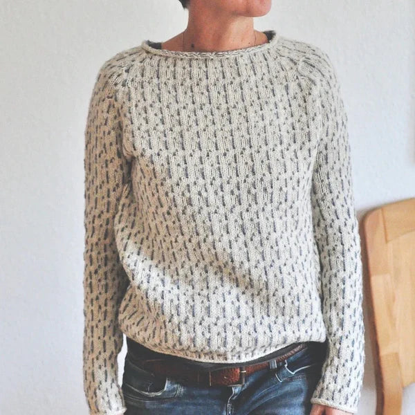 Damen Strickpullover Mit Engem Schnitt