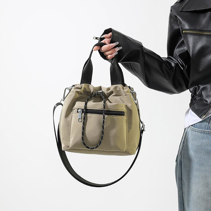 Nylon Kordelzugtasche Leicht Wasserabweisend