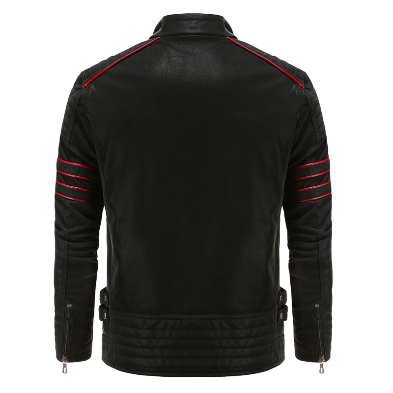 Herren Lederjacke Im Raging Claw Design
