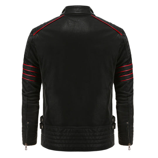 Herren Lederjacke Im Raging Claw Design