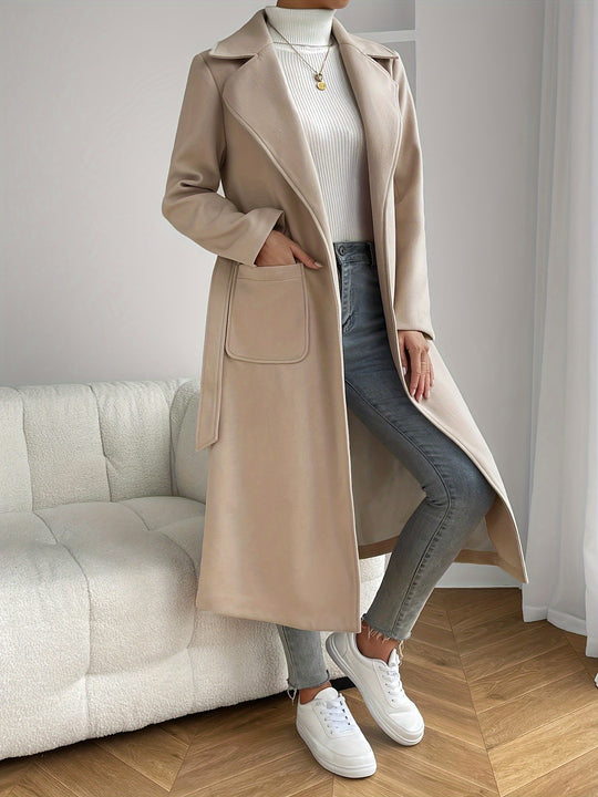 Trenchcoat mit Gürtel und Taschen für Damen