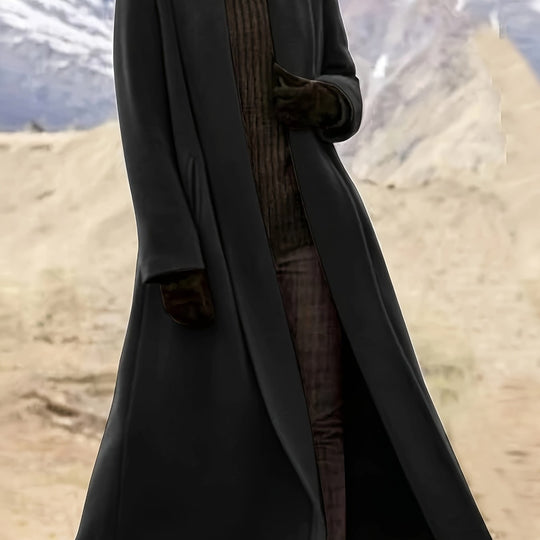 Langer Trenchcoat mit Reverskragen für Damen