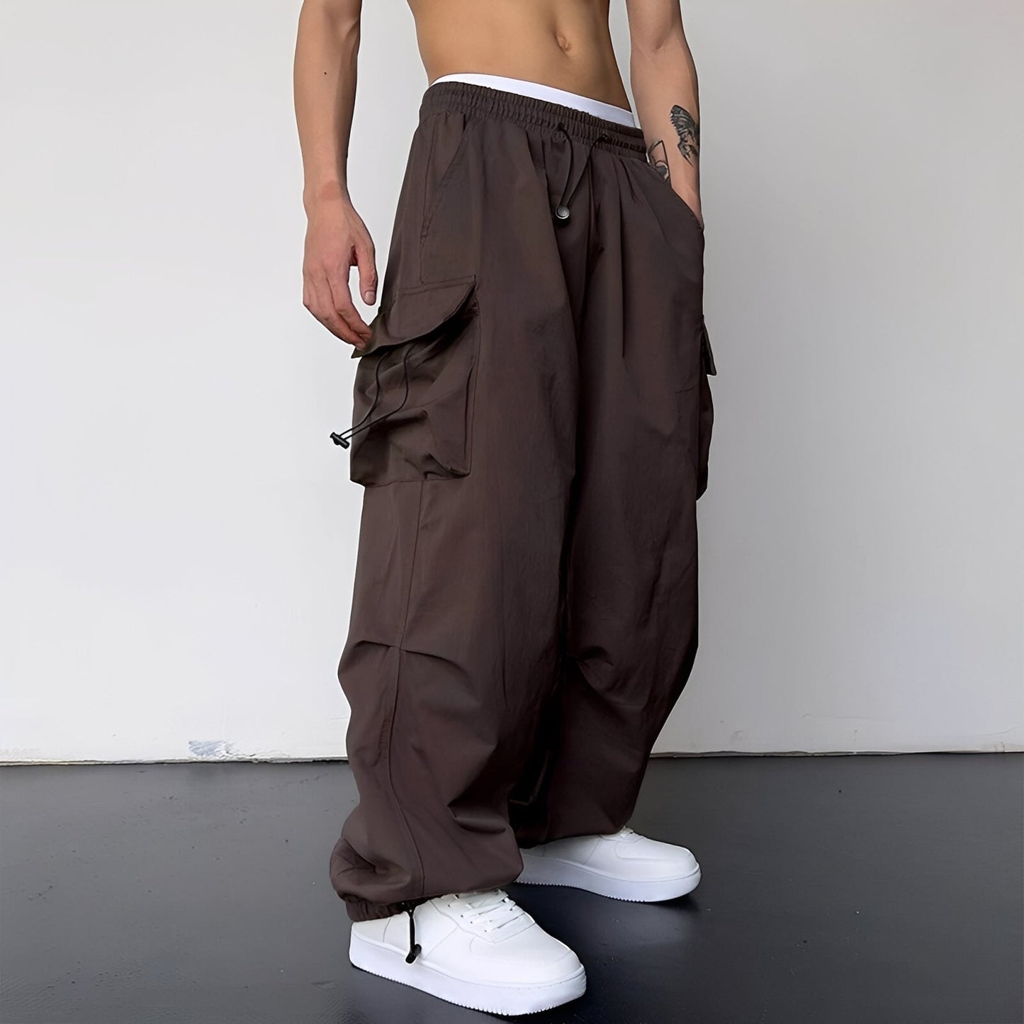 Herren Stilvolle Baggy Cargo-Hosen