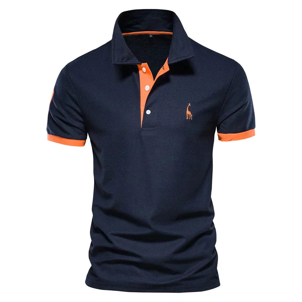 Herren Klassisches Baumwoll-Poloshirt
