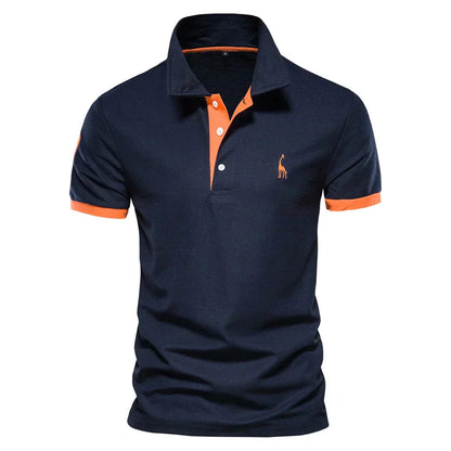 Herren Klassisches Baumwoll-Poloshirt