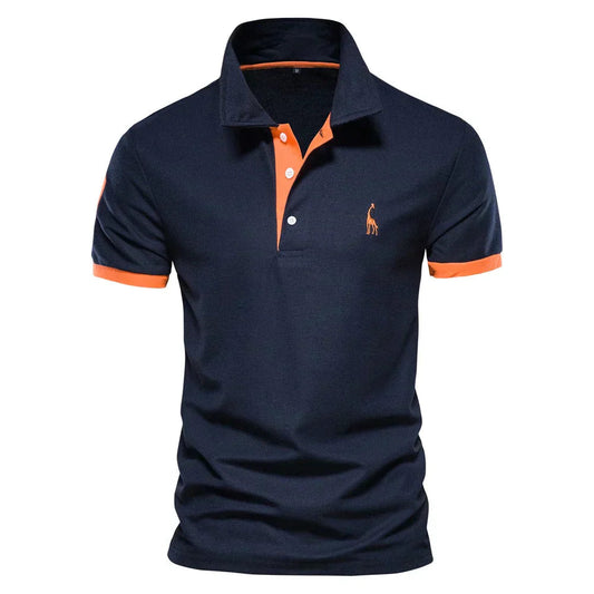 Herren Klassisches Baumwoll-Poloshirt