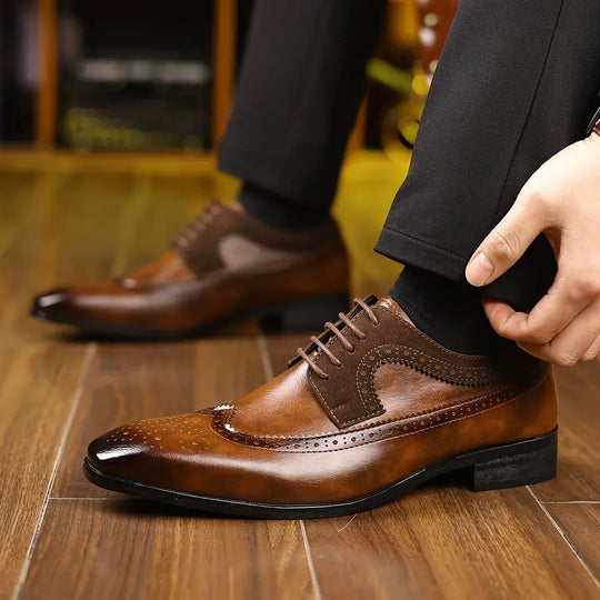 Herren Lederschuhe Für Business Und Feste Anlässe