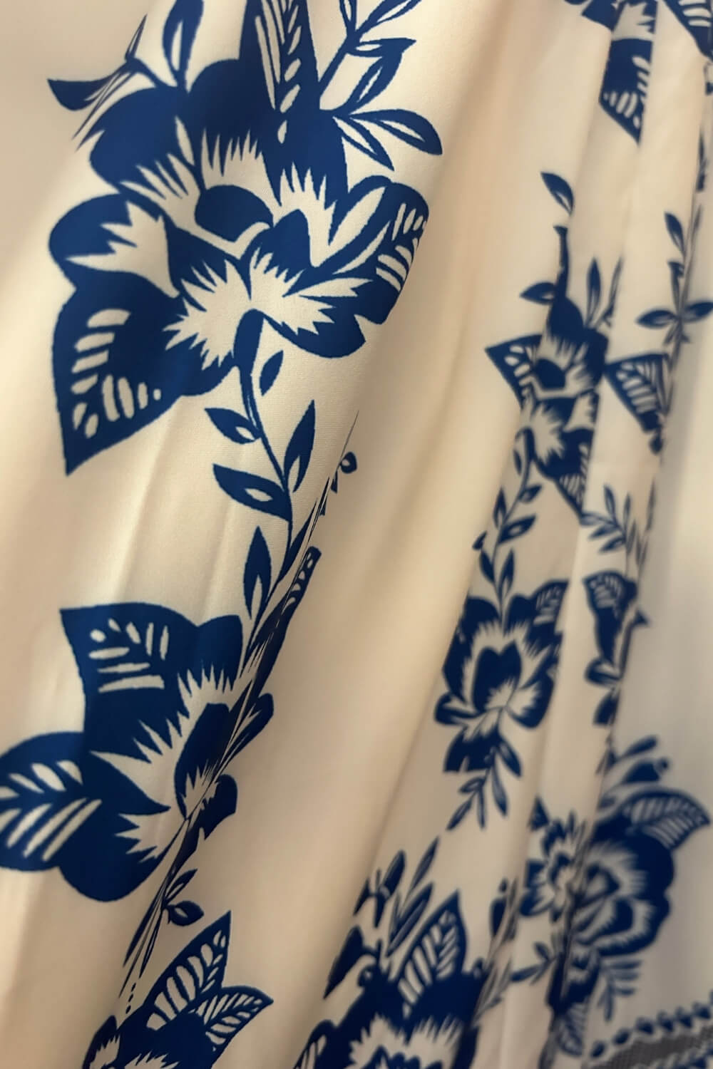 Polyester Spaghettiträger Midikleid Blau