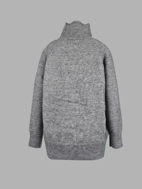 Damen Rollkragenpullover Mit Lockerem Schnitt