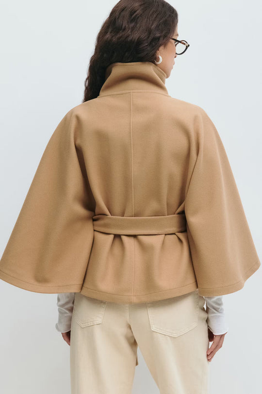 Damen Cape Jacke Mit Modernem Design