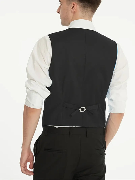 Herren Anzug Dreiteilig Mit Blazer Weste Und Hose