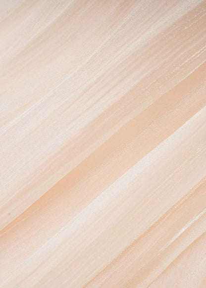 Champagner Satin Slip Kleid