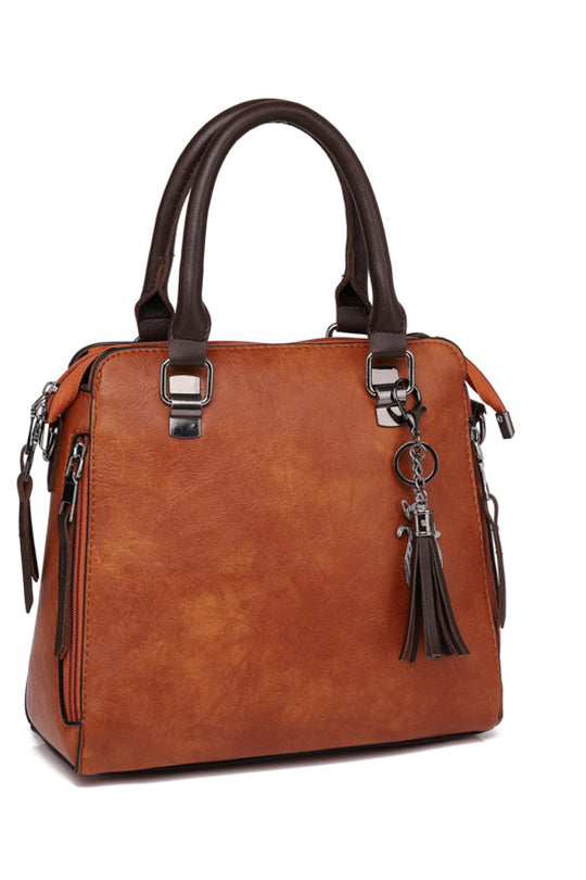 Elegantes 4-teiliges Handtaschen Set aus Kunstleder für Damen