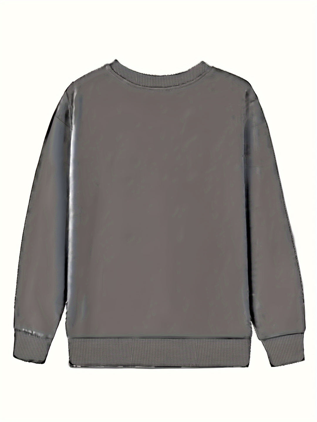 Sweatshirt mit Katzenmotiv und Rundhalsausschnitt für Damen