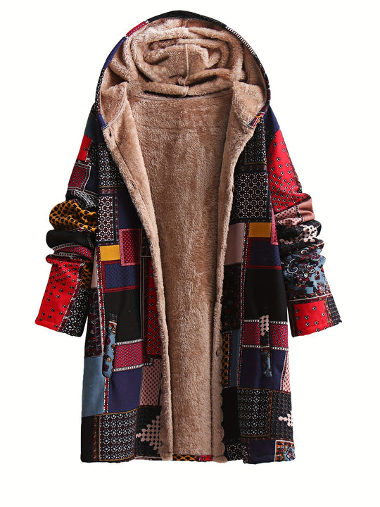 Trendige Winterjacke mit Kapuze für Damen