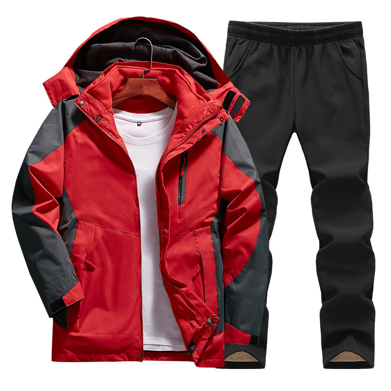 Damen Outdoor Set 3 In 1 Mit Jacke Fleece Und Hose