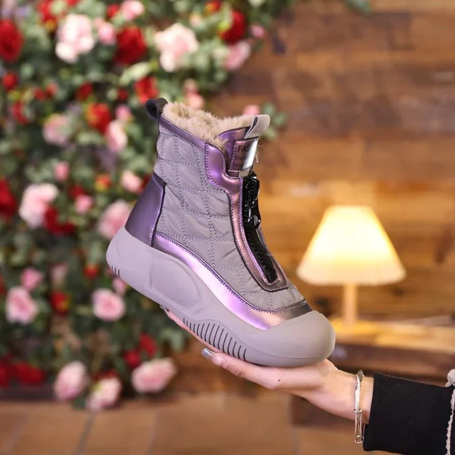 Damen Winterstiefel Mit Klassischem Design