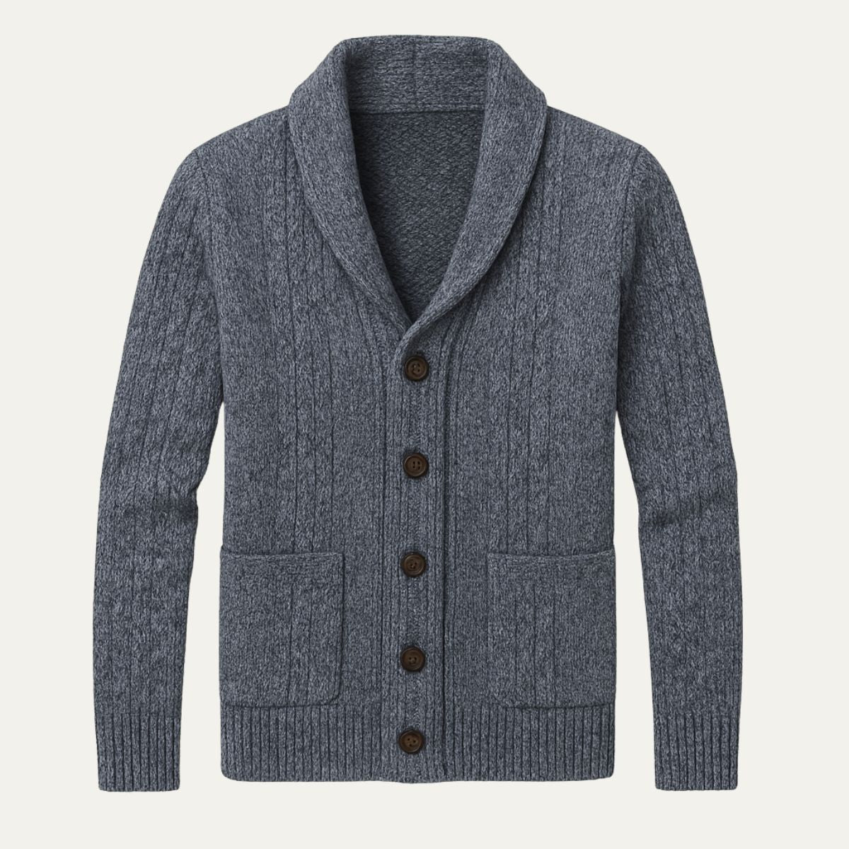 Herren Cardigan Mit Klassischem Design