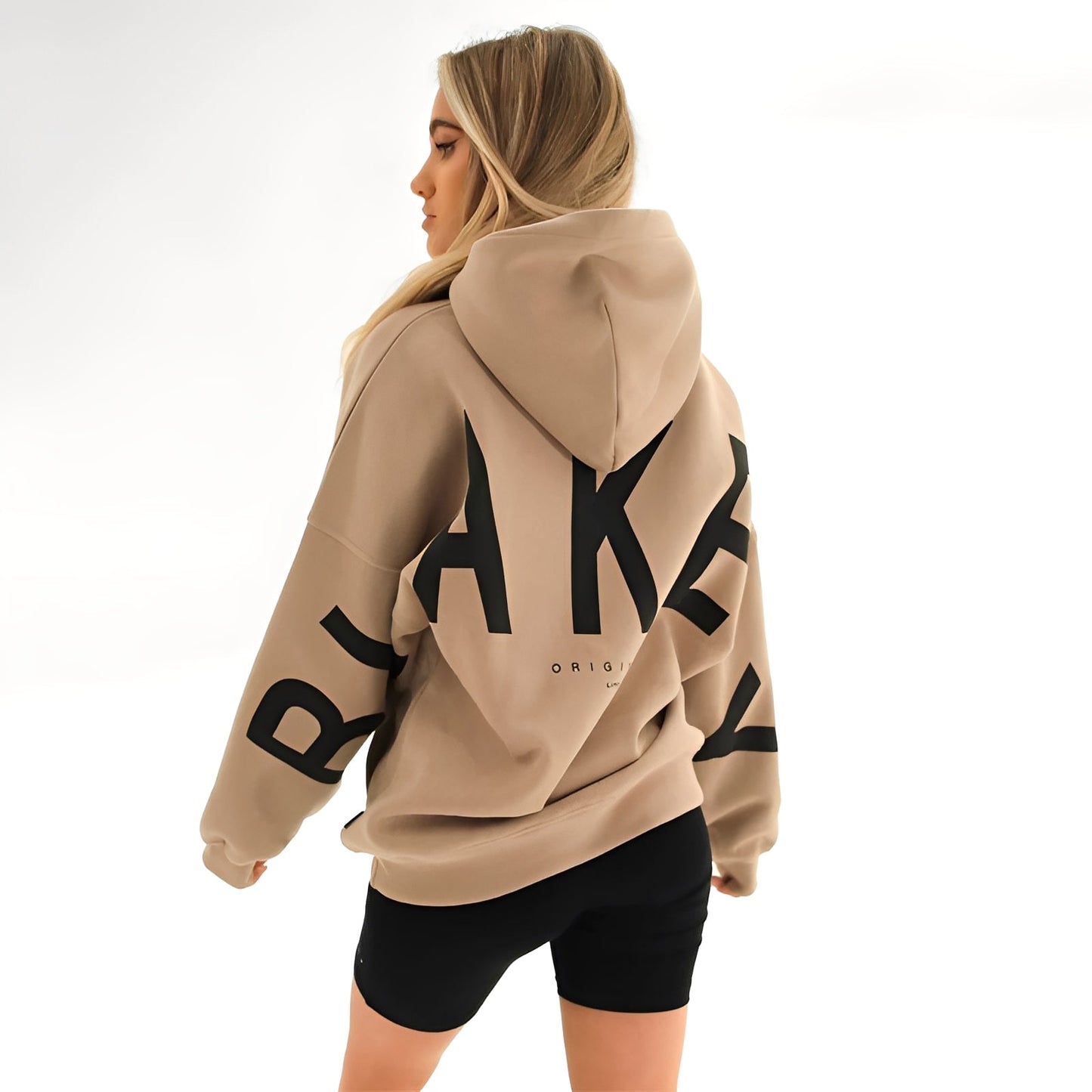 Damen Warmer Hoodie mit Trendigem Grafikdruck