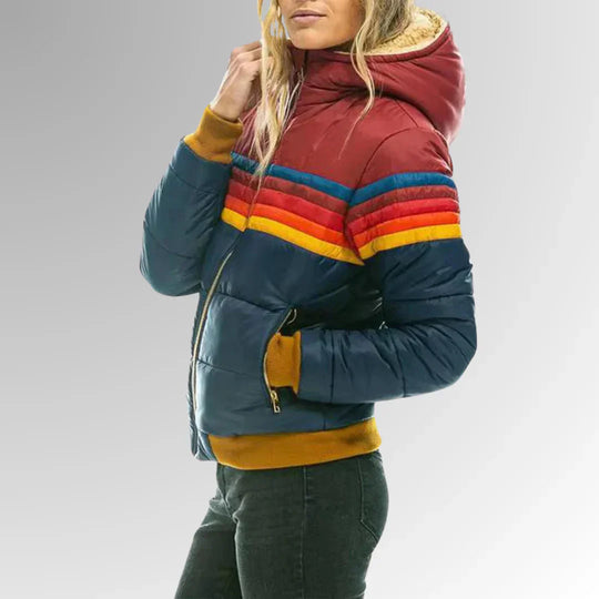 Damen Regenjacke Mit Modernem Design