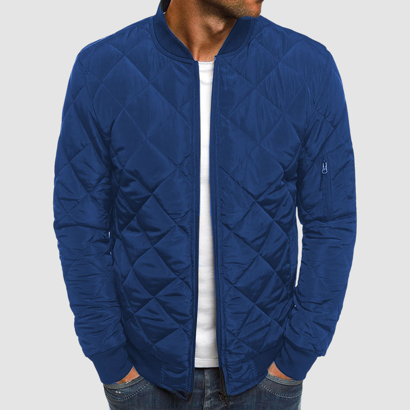 Herren Übergangsjacke Mit Revers Und Klassischem Schnitt