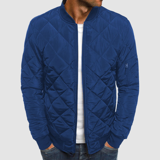 Herren Übergangsjacke Mit Revers Und Klassischem Schnitt