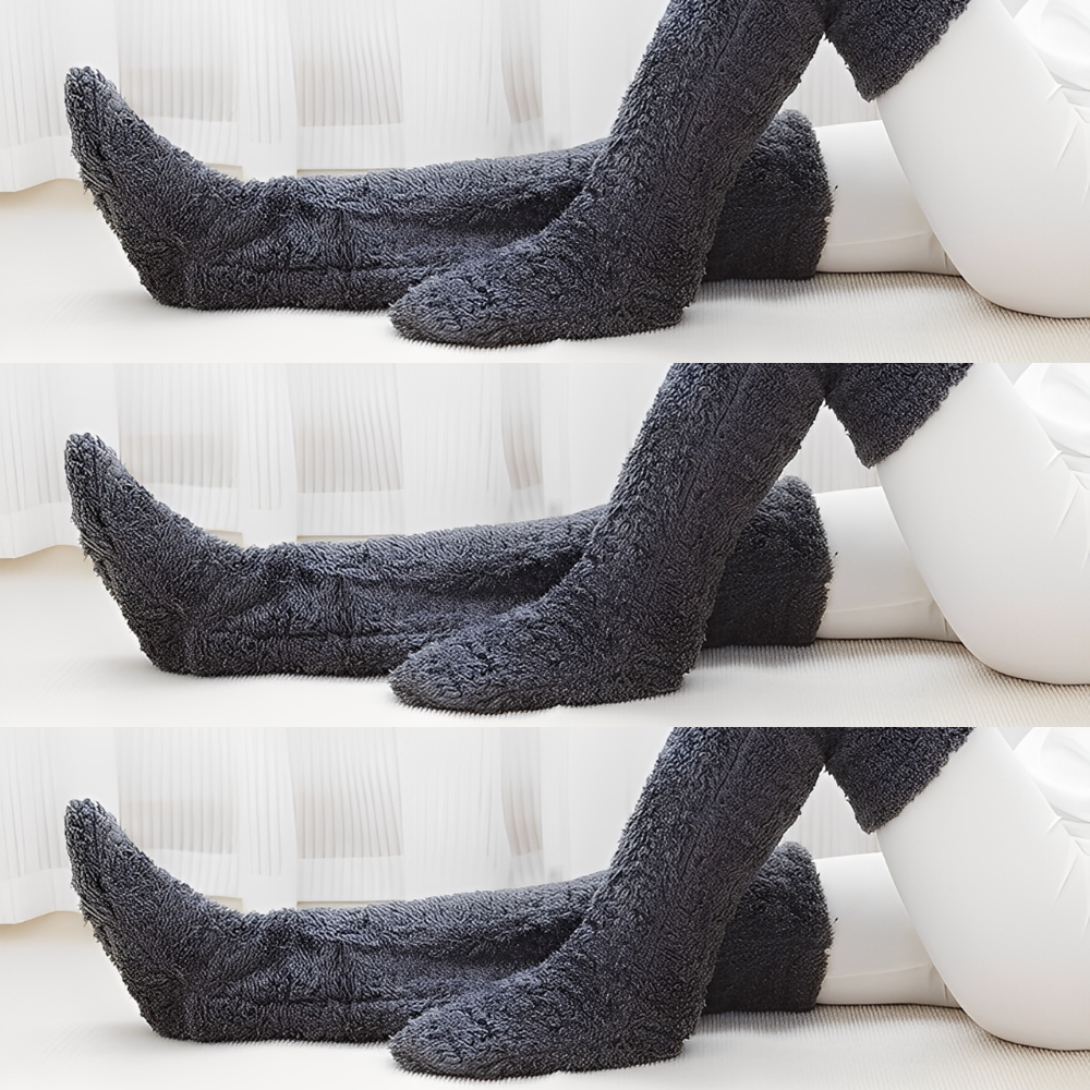 Damen warme Overknee-Wintersocken