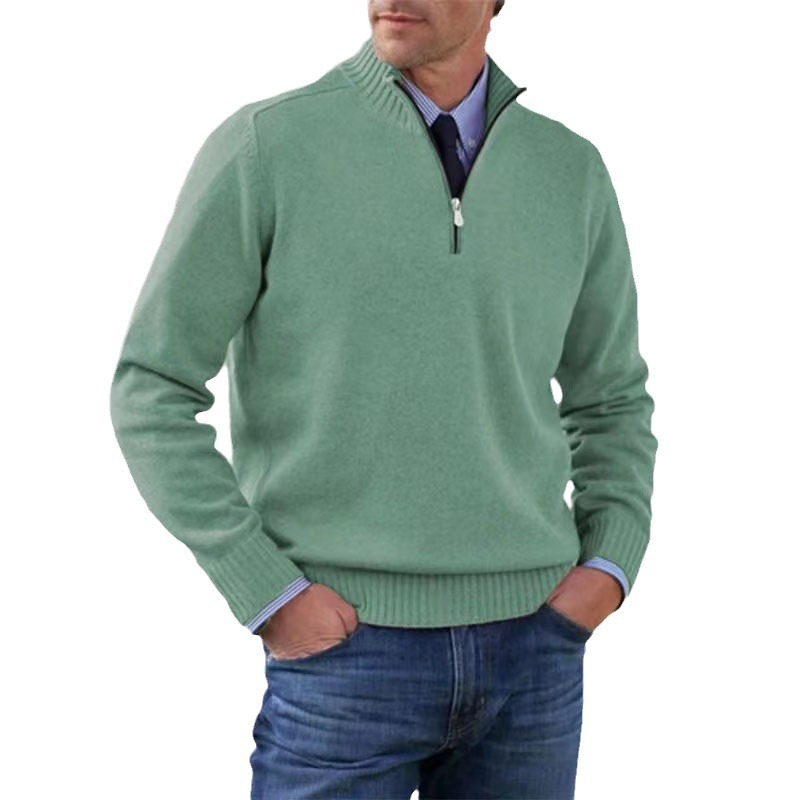 Herren Halb-Zip Pullover