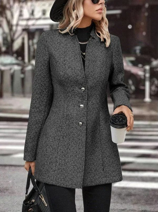 Damen Langärmeliger Trenchcoat – Stilvoll & Zeitlos