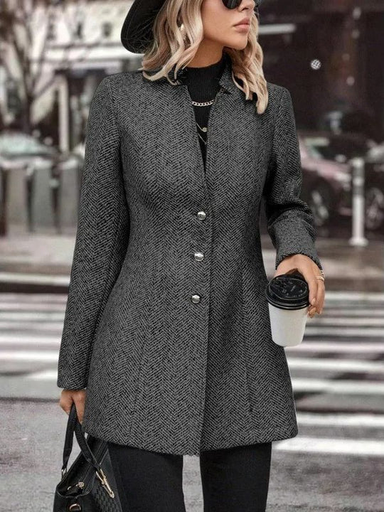 Damen Langärmeliger Trenchcoat – Stilvoll & Zeitlos