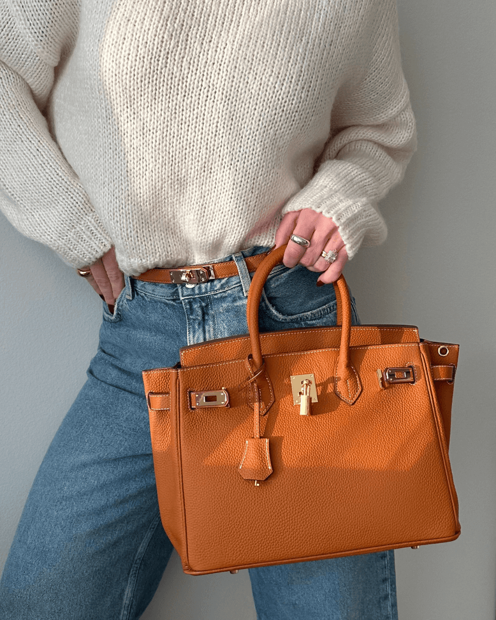 Klassische luxuriöse Handtasche für Damen