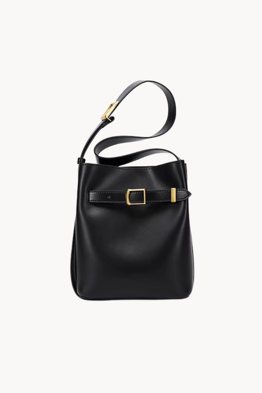 Luxuriöse Mini Crossbody-Tasche mit goldenen Details für Damen