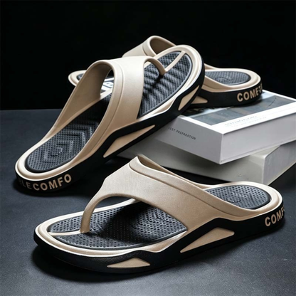 Herren Zehentrenner Sandalen für Freizeit und Urlaub