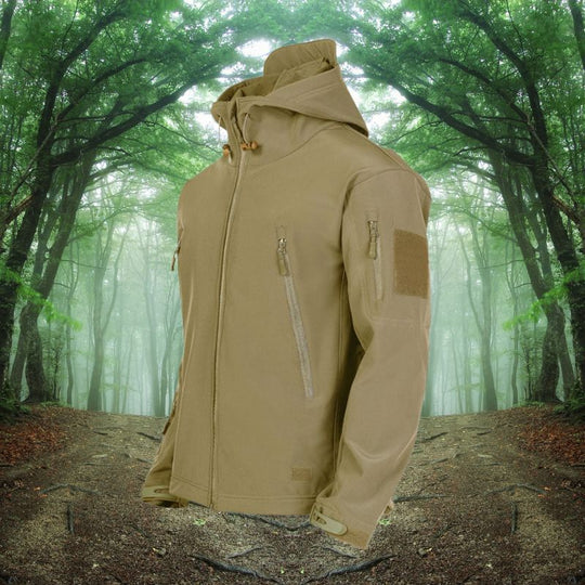 Herren Outdoor Jacke Mit Taschen Und Kapuze