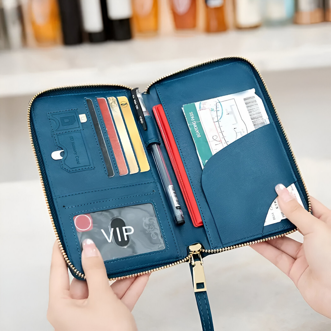 Praktischer Reise-Passhalter mit RFID-Schutz für Damen