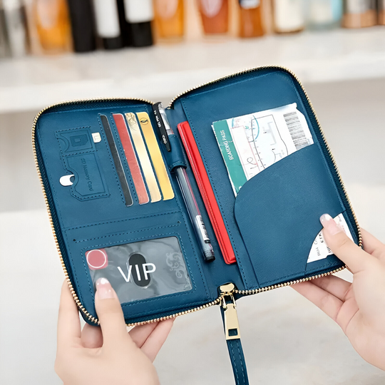 Praktischer Reise-Passhalter mit RFID-Schutz für Damen