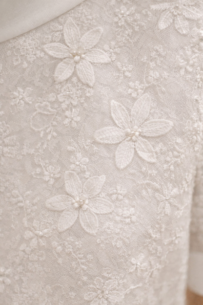 Bluse mit kurzen Ärmeln und Blumenmuster für Damen