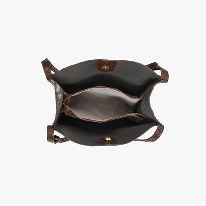 Vegane Leder-Shopper-Tasche Leicht und Strukturiert