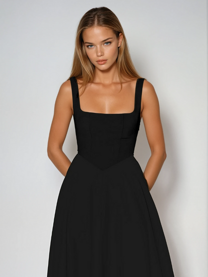 Klassisches Midikleid für Damen
