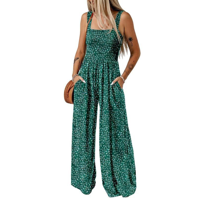 Ärmelloses Sommerkleid mit Motivdruck
