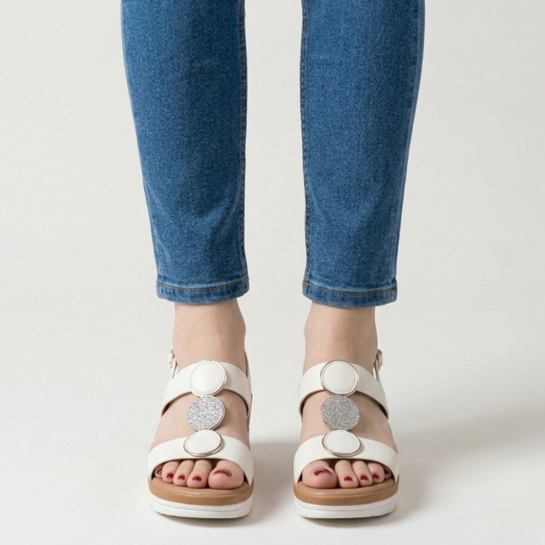 Modische Sandalen mit Keilabsatz und hohem Tragekomfort
