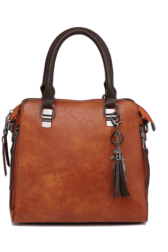 Elegantes 4-teiliges Handtaschen Set aus Kunstleder für Damen