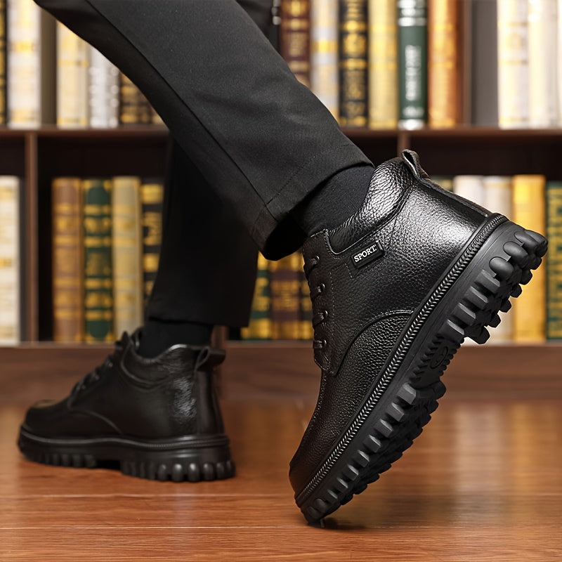 Winter Schnürboots mit Profilsohle für Herren