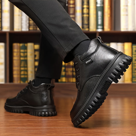 Winter Schnürboots mit Profilsohle für Herren