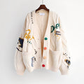 Bestickter Damenpullover mit stilvollen Details